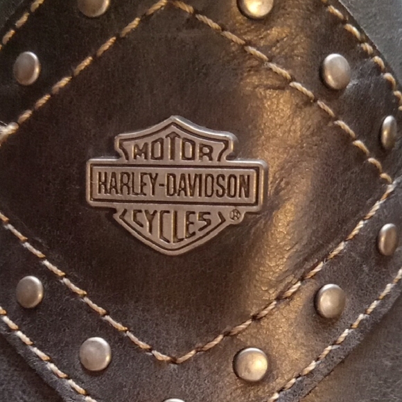 Harley-Davidson Black Studded Sandals - Picture 2 of 9